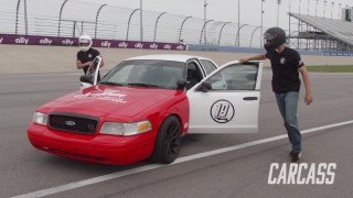 Crime Busting Cruiser Crown Vic At The Track