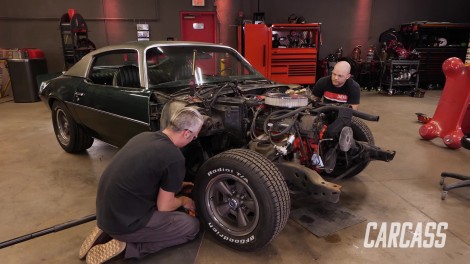 Starting the Transformation of a 1972 Camaro Split Bumper Into A Full Tilt Race Car