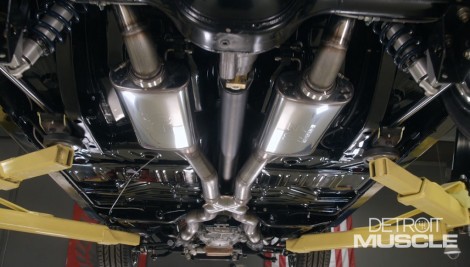 The 69 Charger Gets a Custom Exhaust For the Hellcrate Engine