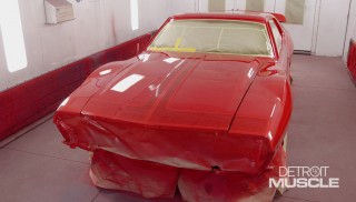 AMC Javelin Paint Goes From Boring To Bright Candy Apple Red