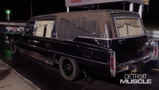 Caddy Hearse Hits The Drag Strip To Prove Its Power