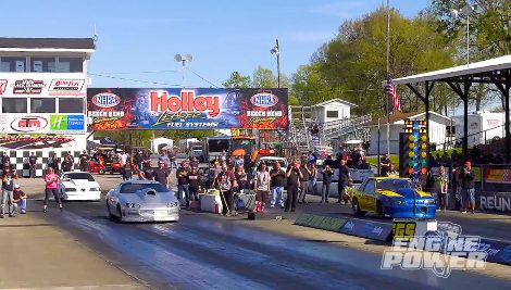 Triple Threat Camaro Plays at the OSCR Drag Race