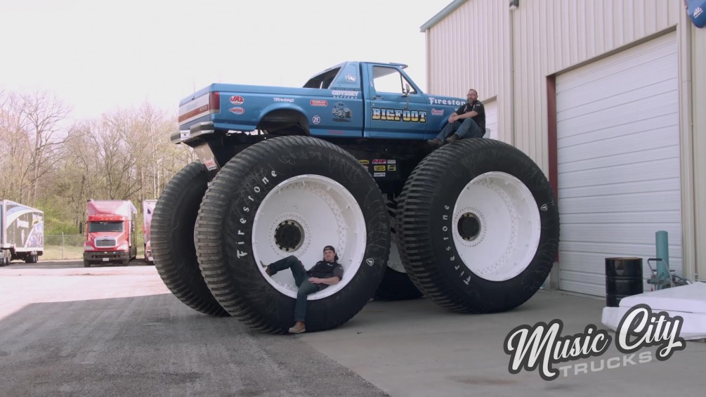 Bigfoot is real! Driving the original monster truck