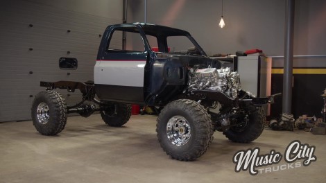 Faux Guy Square Body Screams '80s With Chrome Wagon Wheels