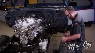 Faux Guy Square Body Gets Custom 3" Stainless Exhaust