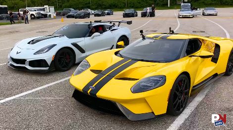 GT vs. ZR1, BMW Drift Stunt, Monster Mini, Autonomous Car With Eyes, And The First Electric MX Bike