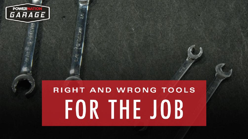 You May Be Using The Wrong Tools For The Job, Here's The Correct Ones