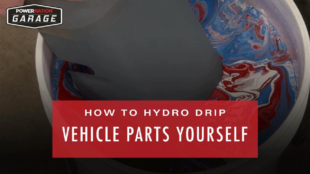 How To Hydro Dip Your Vehicle Yourself