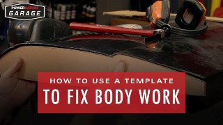 How To Use A Template To Fix Body Work