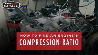 How To Find An Engine's Compression Ratio