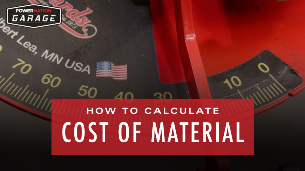 How To Calculate Cost Of Material