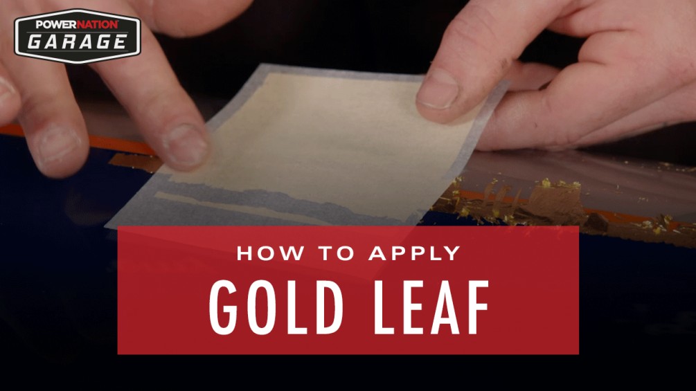 How To Apply Gold Leaf To Your Paint Job