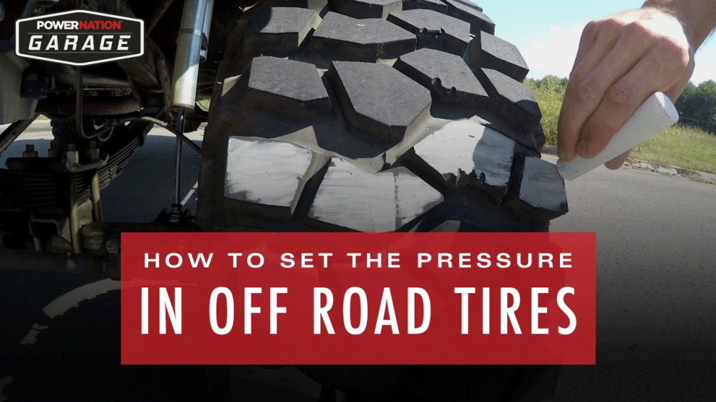 How To Set The Pressure In Off Road Tires