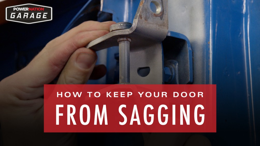 How To Keep Your Door From Sagging