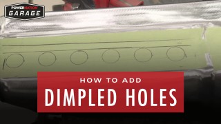 How To Add Dimple Holes On A Bumper