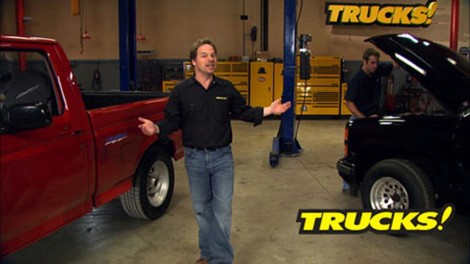 '90 Chevy 454 SS vs '94 Ford Lightning F150 MuscleTrux Wars Part 1