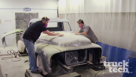 '55 Ford F100 Body Mockup & Paint Prep