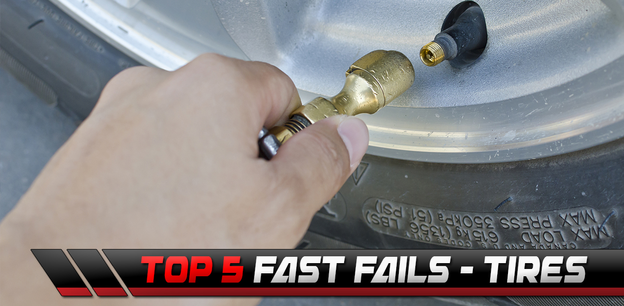 The Top 5 Fast Fails: Tire FAILS! Tire Explosions
