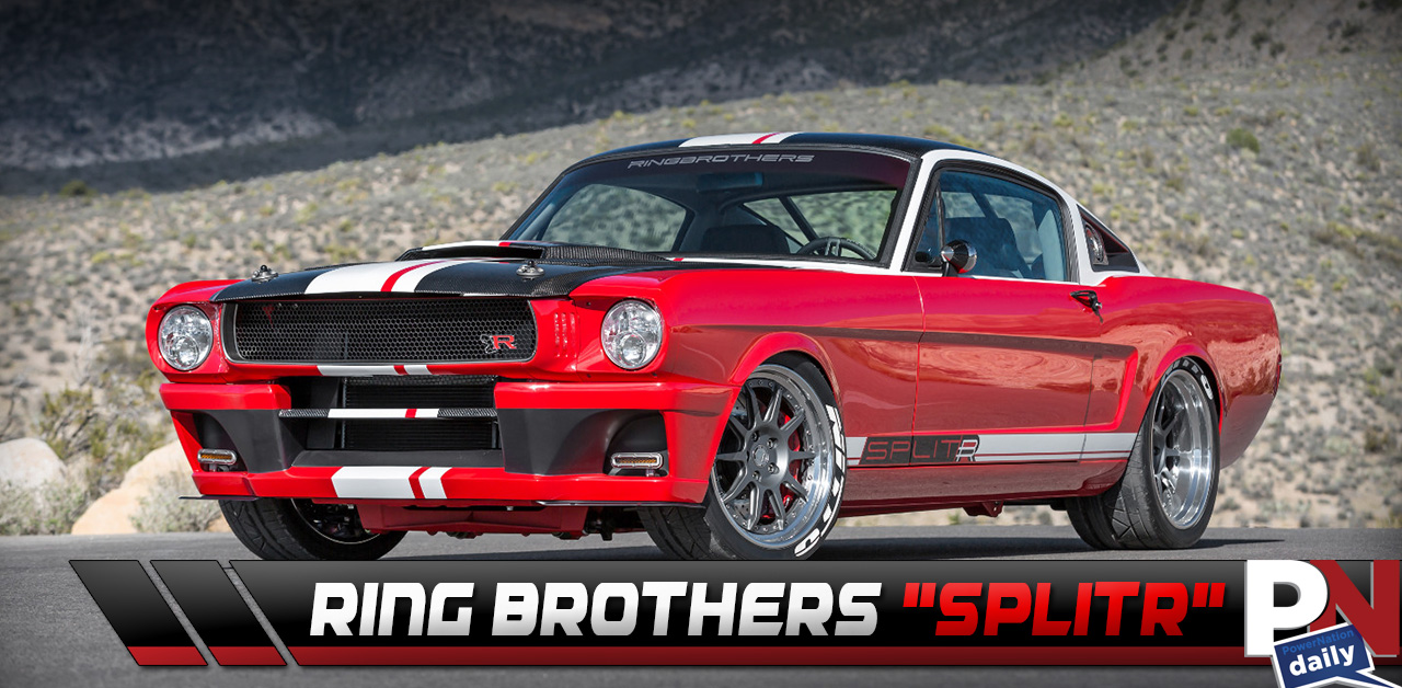 The Ring Brothers’ Red, White, And Black 1965 Ford Mustang Called SPLITR!