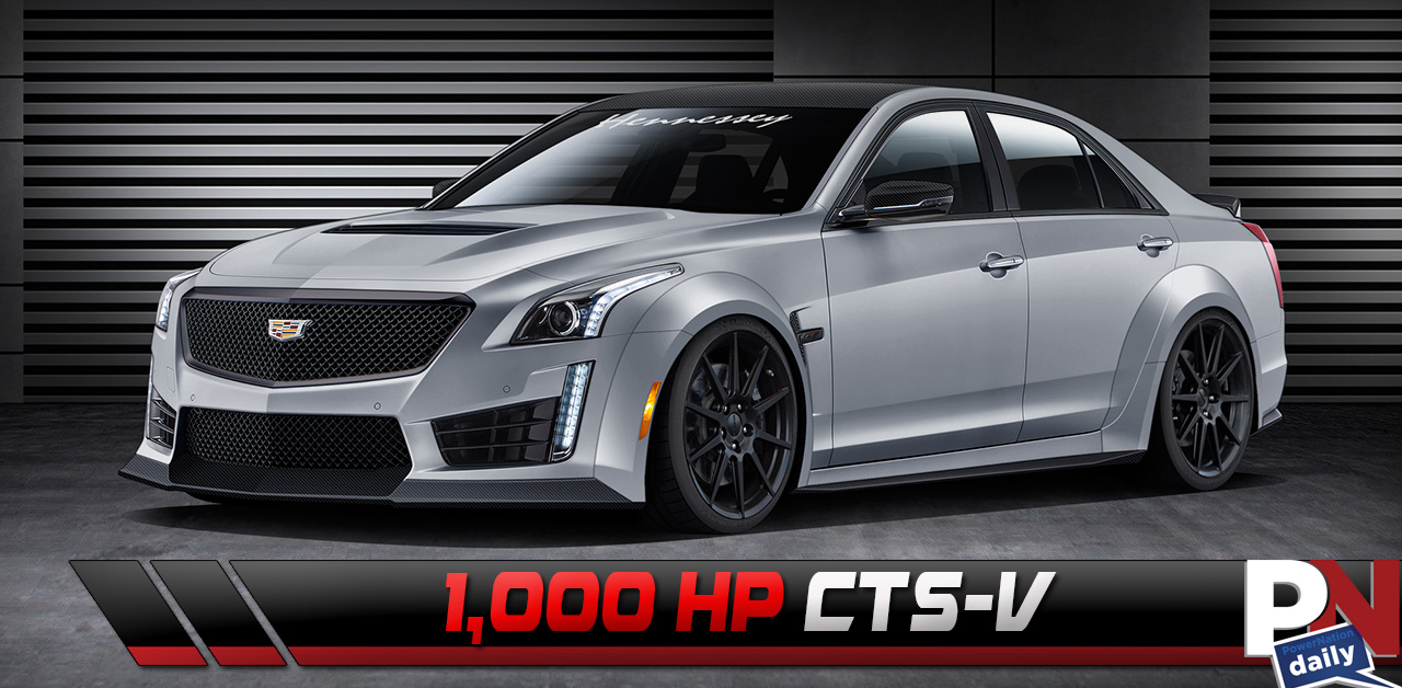 The 1,000HP Hennessey Cadillac CTS-V!