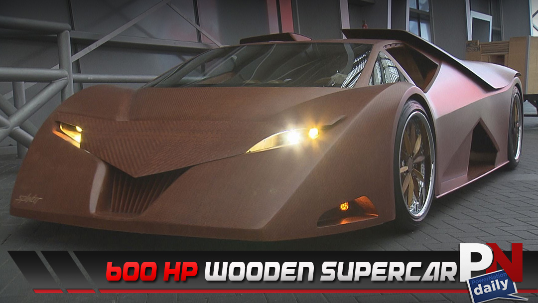 This Is A 7.0L 600 HP V8 Supercar Made Out Of…. WOOD?