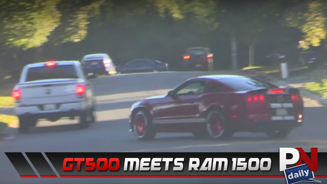 A GT500 And A RAM 1500 Meet Up After A Car Show… It’s Not Pretty!
