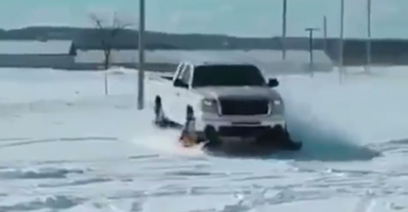 Lots Of Snow Outside? No Problem For This Truck!