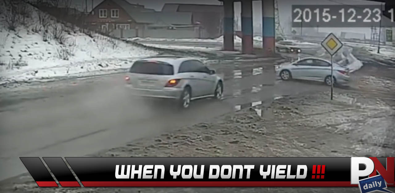 This Guy Finds Out That Yield Means Yield The Hard Way!