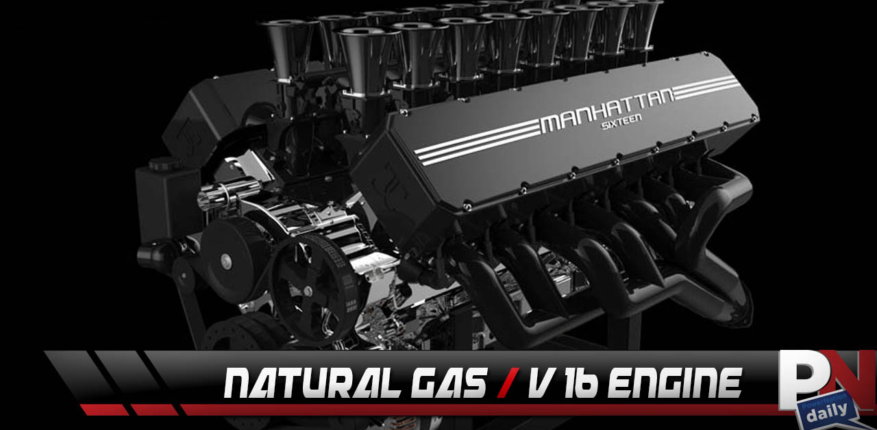 A V16 Engine That Runs On An Alternative Fuel… What Is It?