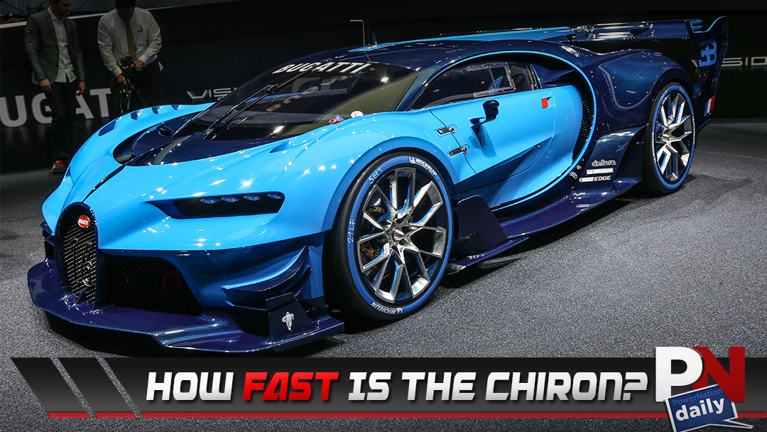 The All New Bugatti Chiron Gets An Incredible Top Speed From Its Quad Turbocharged 8.0L W16 Engine!