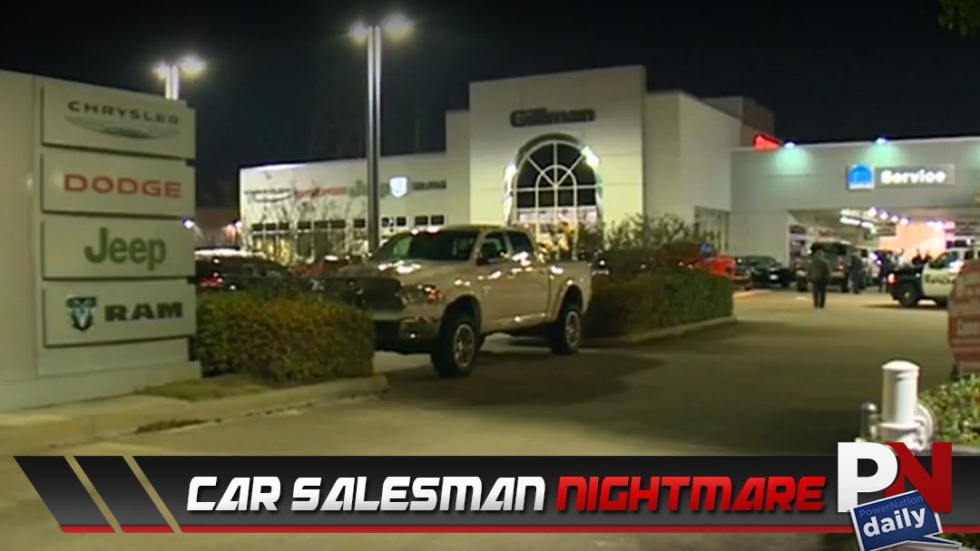 Dodge Challenger Stolen From Car Dealership With Car Salesman On Board!