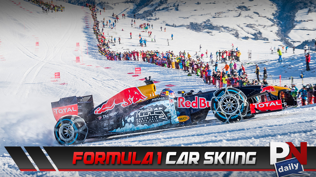 Formula 1 Car Hits The Slopes To Do A Little…. Skiing? What? Check It Out!