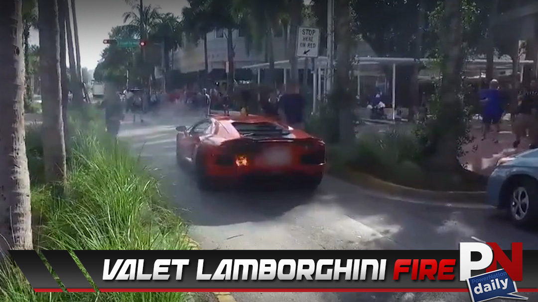 Valet Joyrides Lamborghini Until It Catches On Fire!