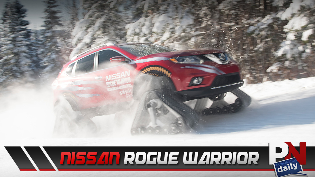 The Nissan Rogue Warrior With Heavy Duty Snow Tracks!
