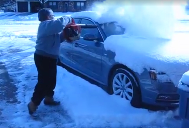 Snow On Your Car This Morning? Here's A Way To Get It Off!