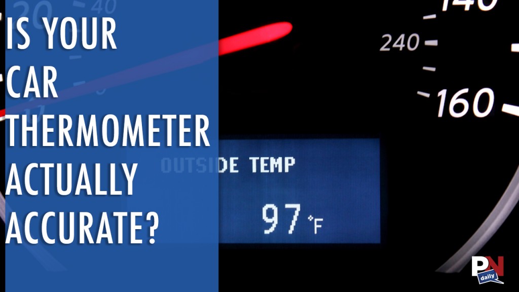 Are car thermometers accurate?