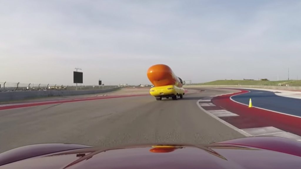 The Weinermobile Heads To The Track!