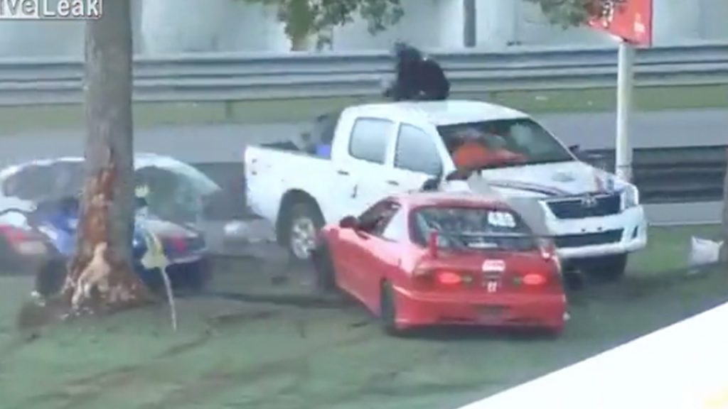 Driver Lives To Tell The Tale After Being Ejected From Car