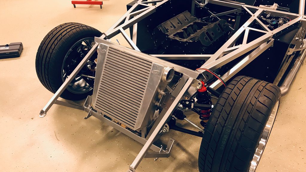 The Test Sled Gets Mocked Up