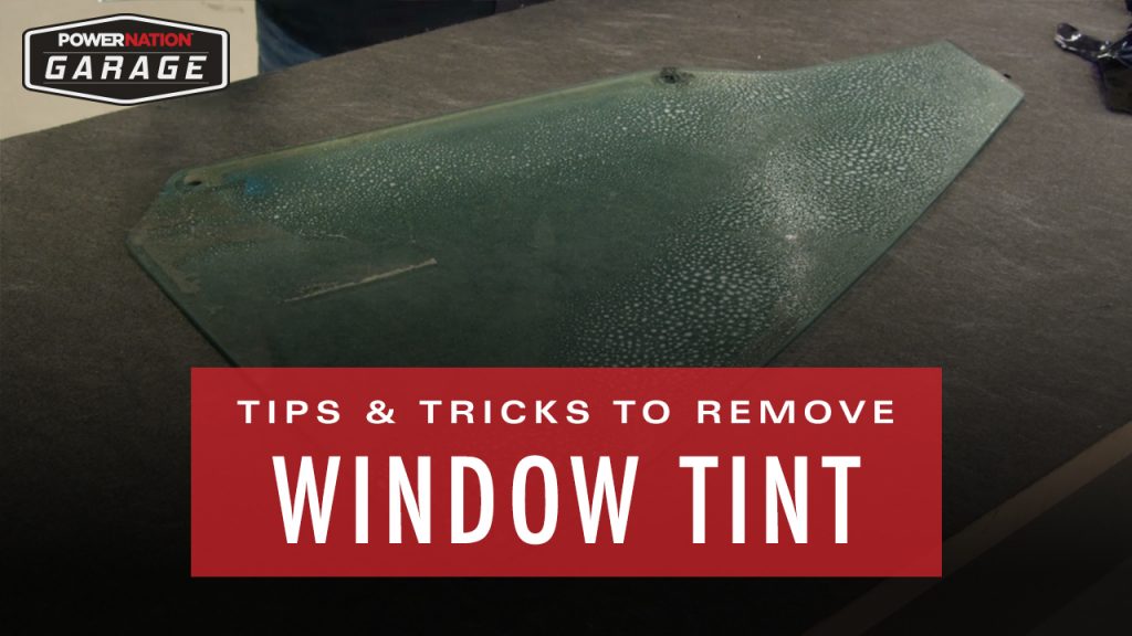 Tips & Tricks For Removing Window Tint