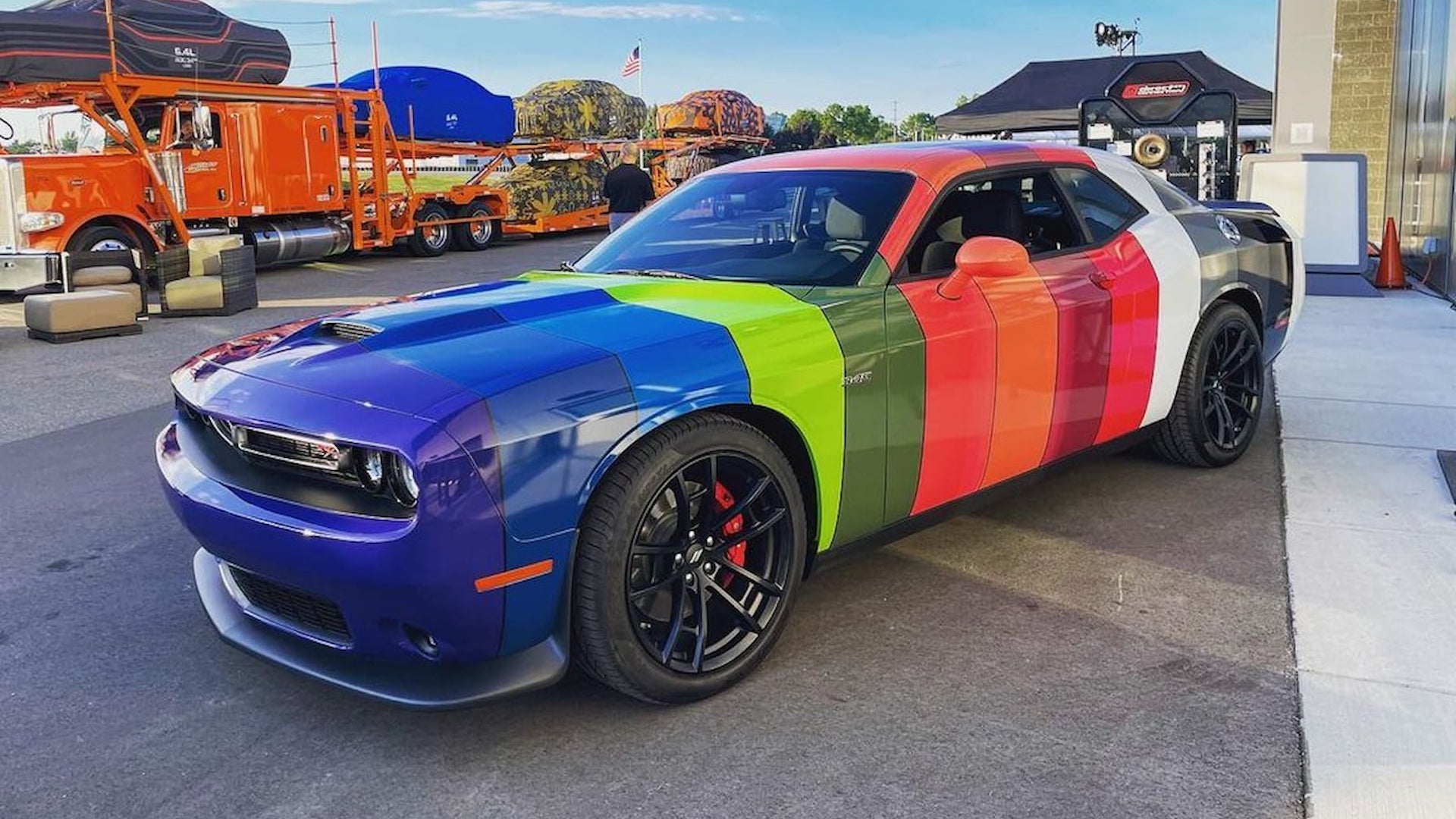 Dodge Challenger Debuts Its Limited-Edition Multi-Color Wrap