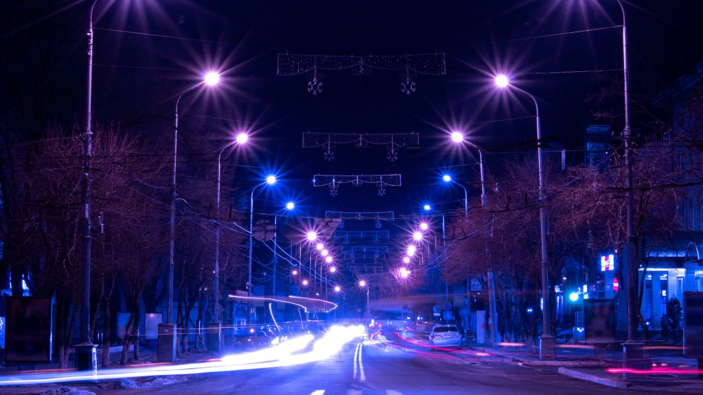 Why Are There So Many Purple & Blue Streetlights In Charlotte