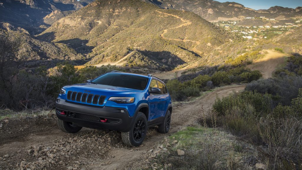Press photo of the 2023 Jeep Cherokee Trailhawk. Jeep Cherokee Discontinued