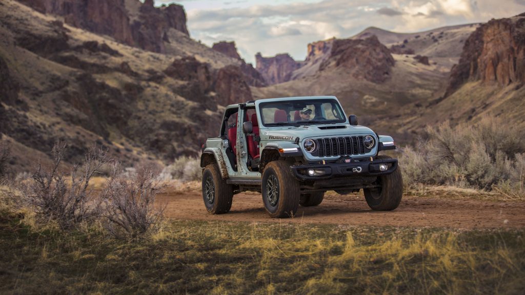 New 2024 Jeep® Wrangler Rubicon 392 with available factory-installed 8,000-lb.-capacity Warn winch