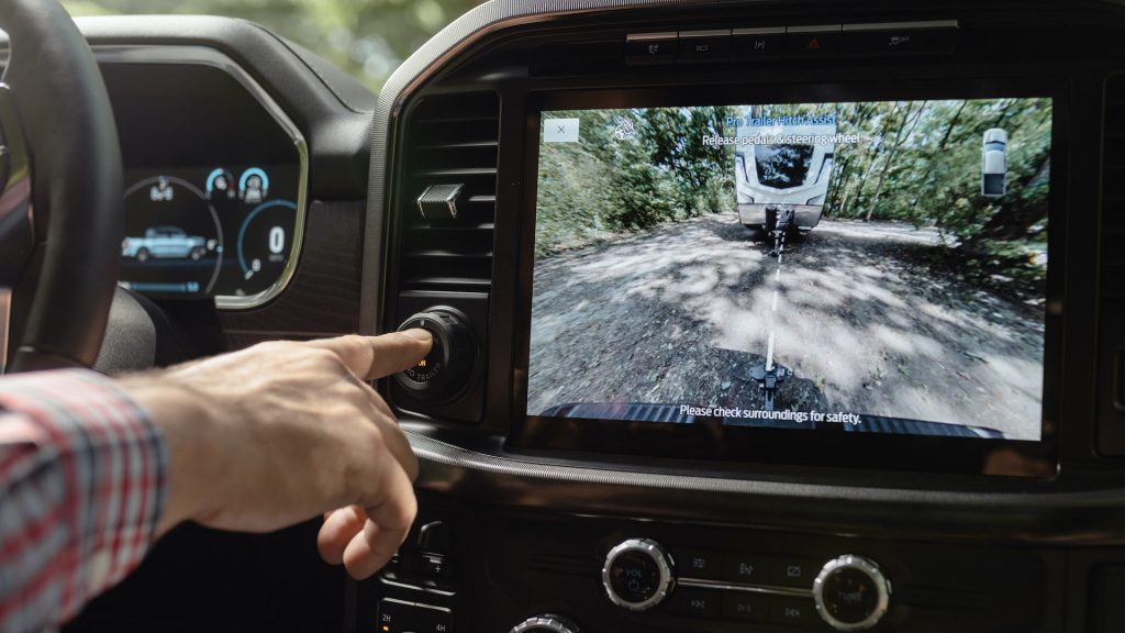 Ford's Pro Trailer Hitch Assist uses Artificial Intelligence to improve the productivity of customers for conventional hitching purposes.