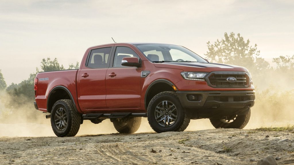 2021 Ford Ranger with the Tremor Off-Road Package. The 2024 ford ranger is expected to arrive in May 2023.