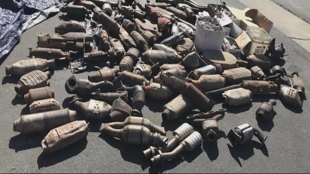 Stolen Catalytic Converters with an estimated value of $2 million