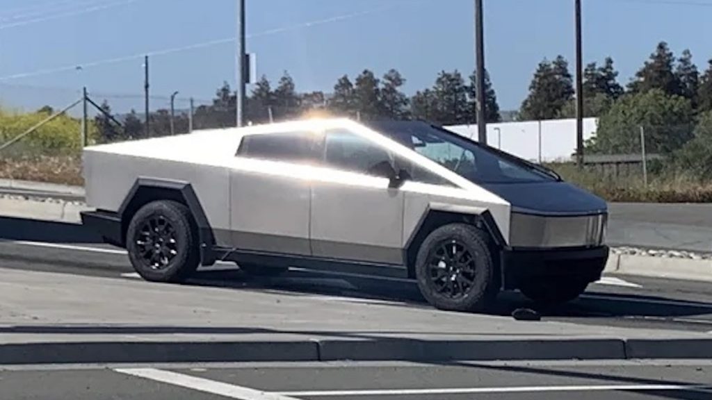 Tesla Cybertruck Spotted in Fremont, CA via Reddit