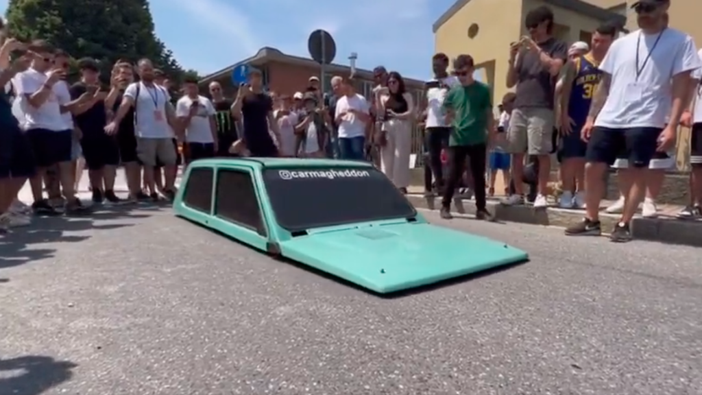 The World's Lowest Car Looks Like A Real-Life Video Game Glitch