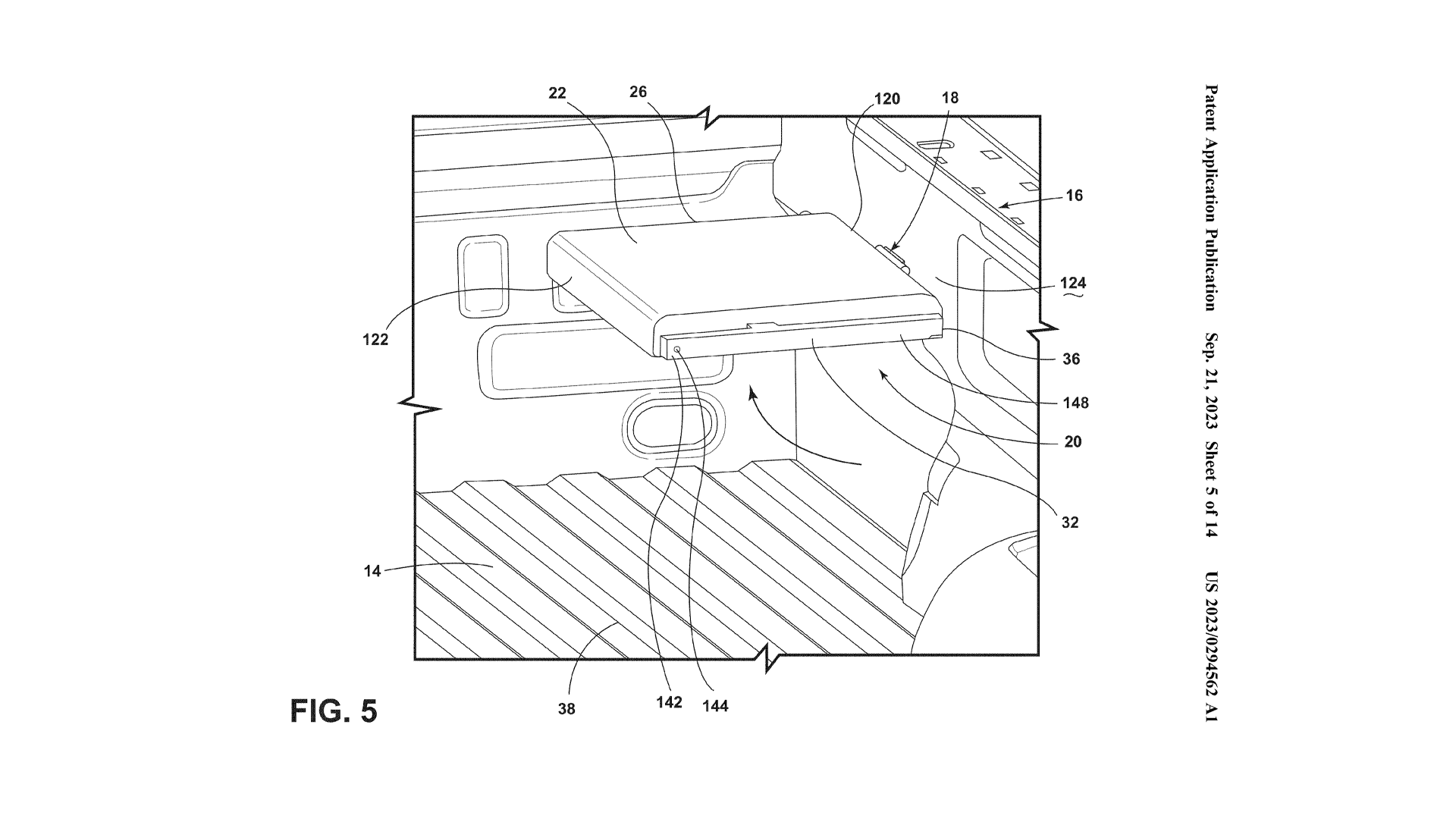 New Ford Truck Beds Could Have FoldOut Seats Built Into Them